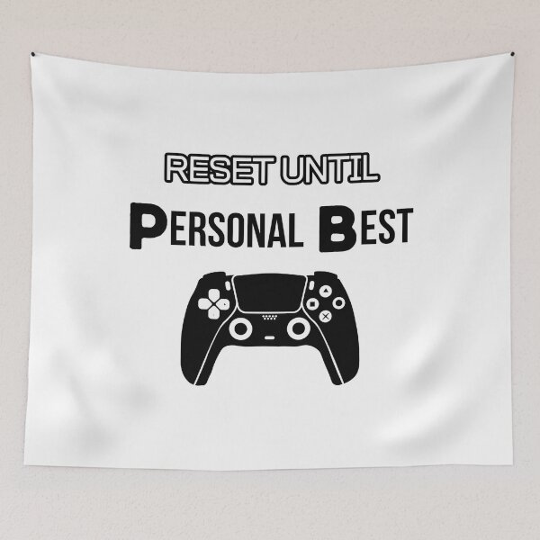 Item preview, Reset Until Personal Best – Minimal Controller Speedrun Design designed and sold by PHRASEandSTYLE.
