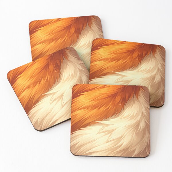 Item preview, Red and White Fox Fur Texture: Natural Vulpine Aesthetic designed and sold by Fox Trove Of Ideas.