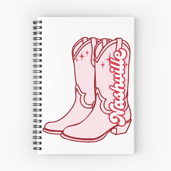 Item preview, Nashville Cowgirl Boots – Pink Western Country Aesthetic designed and sold by MeaksDesigns.