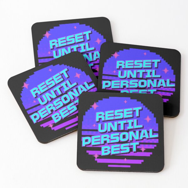 Item preview, Reset Until Personal Best – Retro Pixel Speedrunning Design designed and sold by PHRASEandSTYLE.