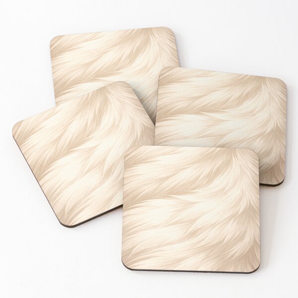 Item preview, White Fox Fur Texture: Luxury Minimalist Aesthetic designed and sold by Fox Trove Of Ideas.