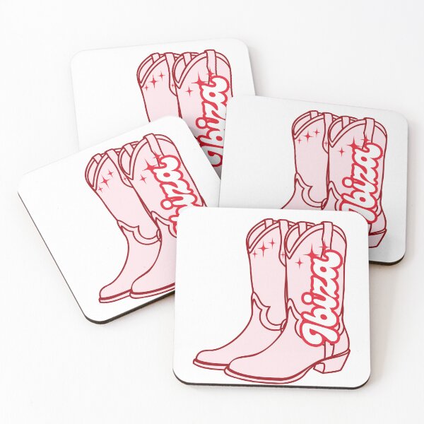 Item preview, Ibiza Cowgirl Boots – Pink Western Ibiza Aesthetic designed and sold by MeaksDesigns.