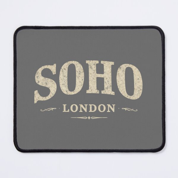 Item preview, Soho London Vintage Typography Design designed and sold by IsyLaneDesign.