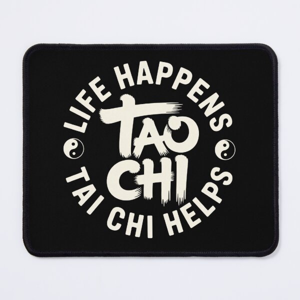 Item preview, Life Happens Tai Chi Helps Chinese Calligraphy Ying & Yang designed and sold by ZACK ART.