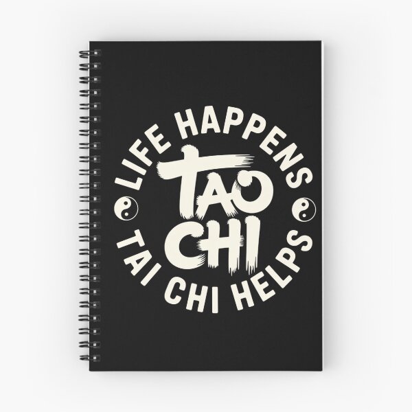 Item preview, Life Happens Tai Chi Helps Chinese Calligraphy Ying & Yang designed and sold by ZACK ART.
