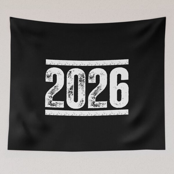 Item preview, 2026 Shirt – Bold Distressed Year Design for Graduation, Milestones, and Senior Class Celebrations White Lines & Font designed and sold by GFamilyC.