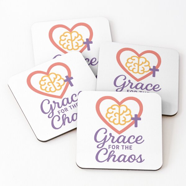 Item preview, Grace for the Chaos – Christian ADHD Mom Life Faith Design designed and sold by MomParentADHD.