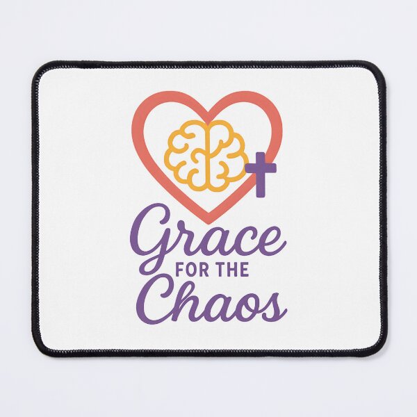 Item preview, Grace for the Chaos – Christian ADHD Mom Life Faith Design designed and sold by MomParentADHD.