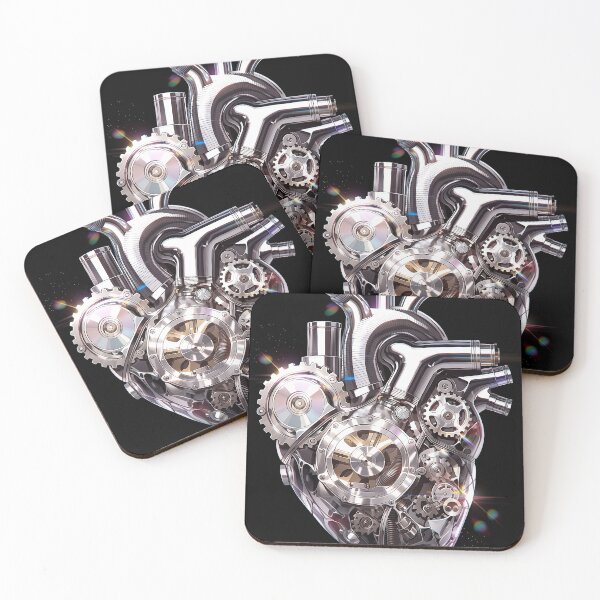 Item preview, The Chrome Cardiac designed and sold by Retro Type.
