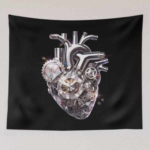 Item preview, The Chrome Cardiac designed and sold by Retro Type.
