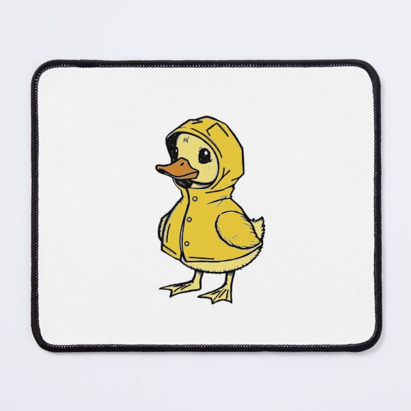 Item preview, Duck wearing a raincoat designed and sold by Rozartshop.
