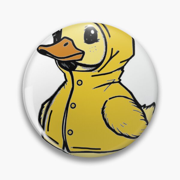 Item preview, Duck wearing a raincoat designed and sold by Rozartshop.