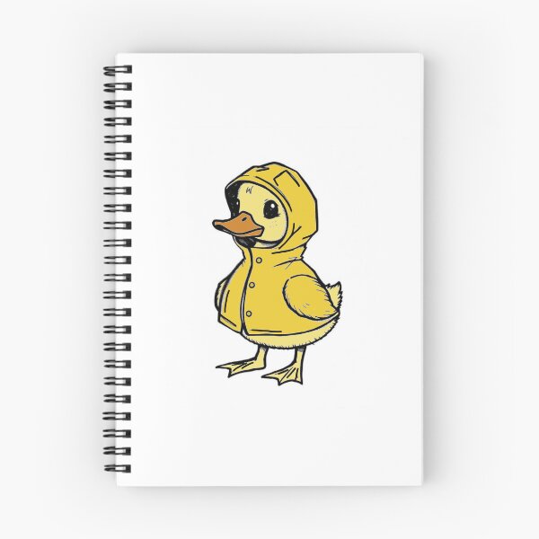 Item preview, Duck wearing a raincoat designed and sold by Rozartshop.