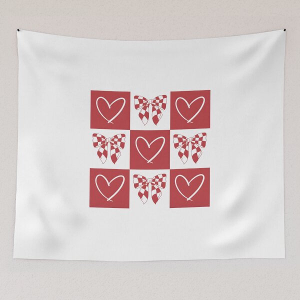 Item preview, Retro Checkered Valentine's, Coquette Valentines, Retro Valentine's Da, Valentines Love, Valentine's Bow designed and sold by DesignDenDo ⭐⭐⭐⭐⭐.
