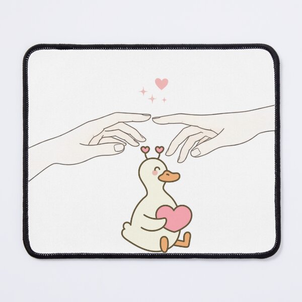 Item preview, Cute Duck With Heart Valentine Love designed and sold by fancy-to-shop.
