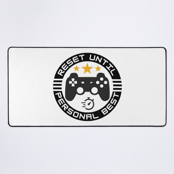 Item preview, Reset Until Personal Best – Speedrunning Emblem Controller Design designed and sold by PHRASEandSTYLE.