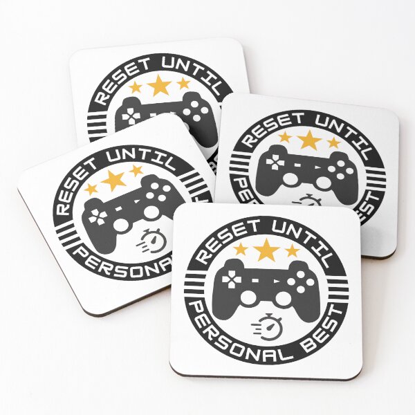Item preview, Reset Until Personal Best – Speedrunning Emblem Controller Design designed and sold by PHRASEandSTYLE.