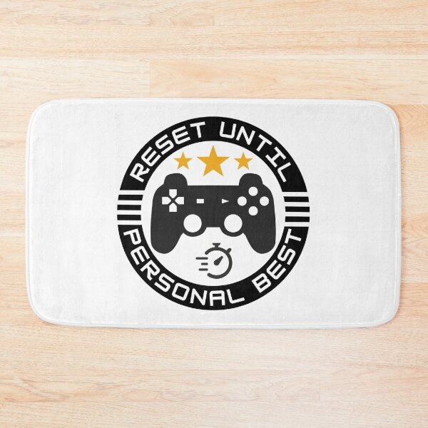 Item preview, Reset Until Personal Best – Speedrunning Emblem Controller Design designed and sold by PHRASEandSTYLE.