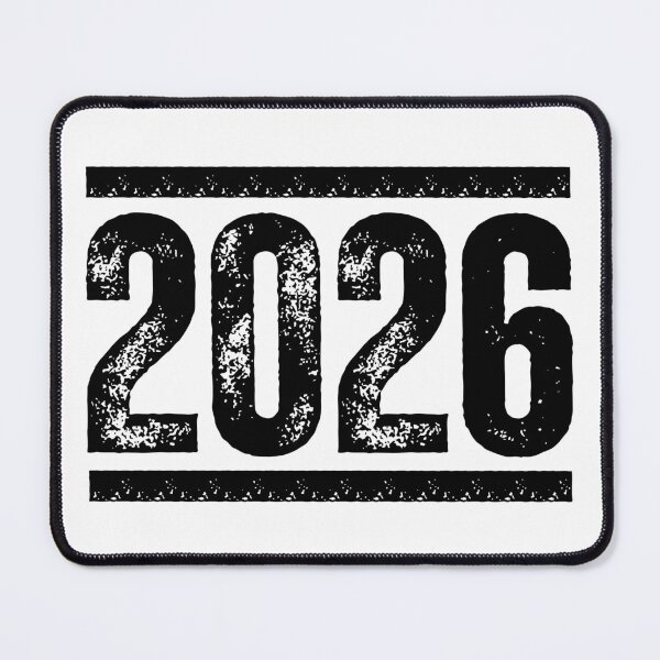 Item preview, 2026 Shirt – Bold Distressed Year Design for Graduation, Milestones, and Senior Class Celebrations Black Lines & Font designed and sold by GFamilyC.