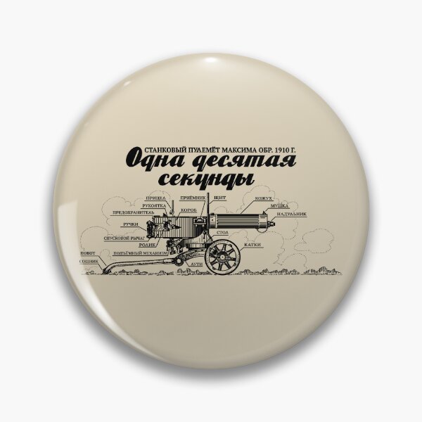 Item preview, Russian Mounted Maxim Heavy Machine Gun Model 1910 Diagram Infographic designed and sold by MilitaryMart.