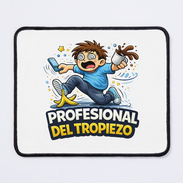 Item preview, Professional of the Stumble – Funny T-shirt about clumsiness and everyday chaos designed and sold by Studiotorpe.