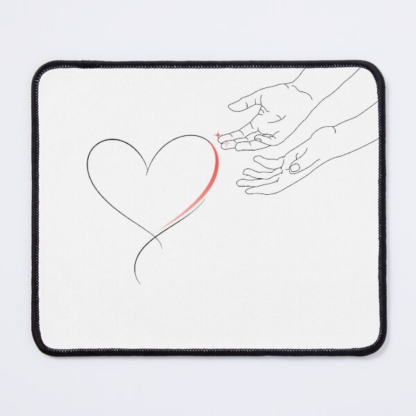 Item preview, Love Robot Hand Drawing Heart For Romantic Gifts designed and sold by fancy-to-shop.