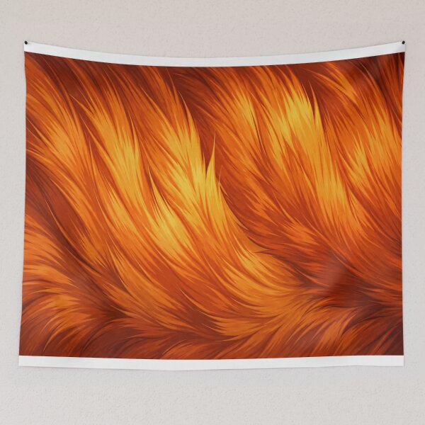 Item preview, Classic Red Fox Fur: Warm Ginger Texture designed and sold by Fox Trove Of Ideas.