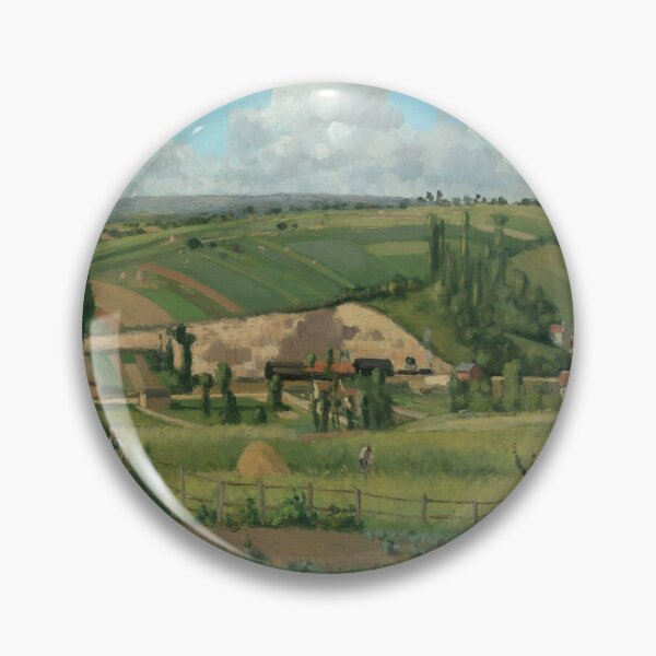 Item preview, Landscape at Les Pâtis, Pontoise, by Camille Pissarro (1868) designed and sold by ando-dibujando.