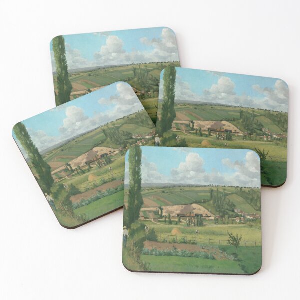 Item preview, Landscape at Les Pâtis, Pontoise, by Camille Pissarro (1868) designed and sold by ando-dibujando.