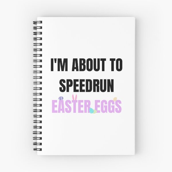 Item preview, I’m About to Speedrun Easter Eggs – Funny Speedrunning Quote Design designed and sold by PHRASEandSTYLE.