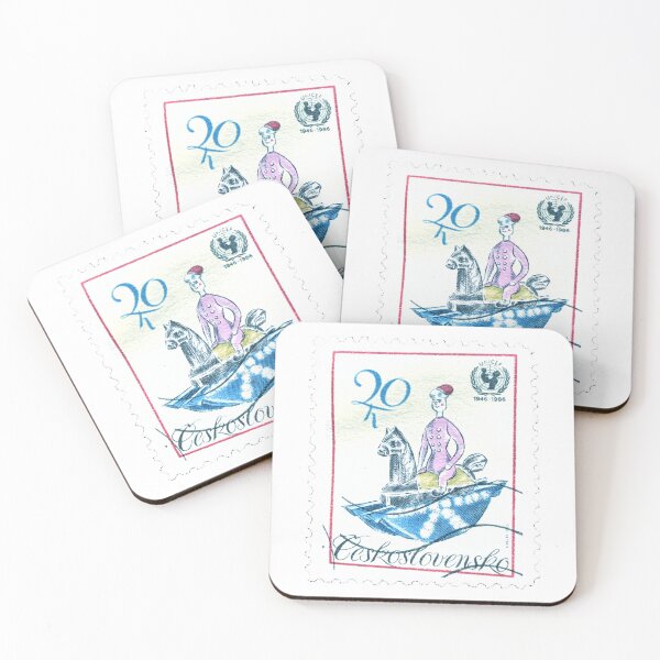 Item preview, Czech Republic Toy Boat Vintage Postage Stamp designed and sold by red-amber65.