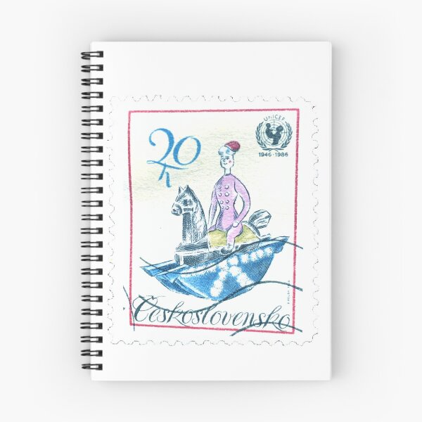 Item preview, Czech Republic Toy Boat Vintage Postage Stamp designed and sold by red-amber65.