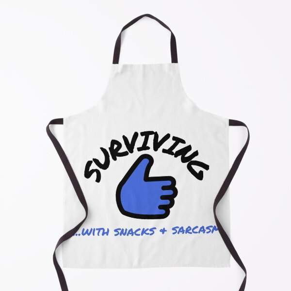 Item preview, Surviving ...with snacks & sarcasm (snacks sarcasm) T-Shirt designed and sold by CappyTees.