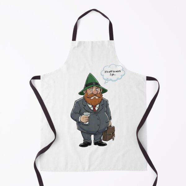 Item preview, It's Off To Work I Go Office Dwarf designed and sold by Sword In The Sand.