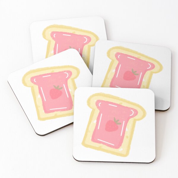 Item preview, Strawberry jam toast designed and sold by Cinnamonbon.