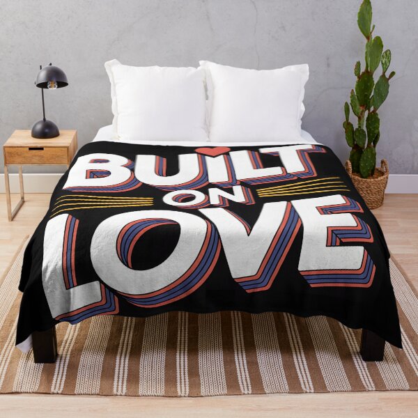 Item preview, Built on Love Elegant Quote Artwork with Dark Aesthetic designed and sold by FreeFromDefault.