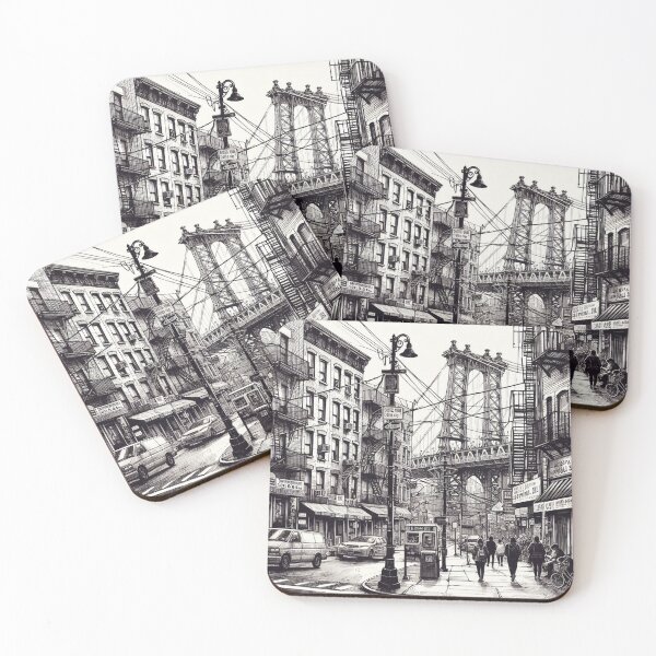 Item preview, Sketches of New York: DUMBO, 1957 designed and sold by DiamondSkyShirt.