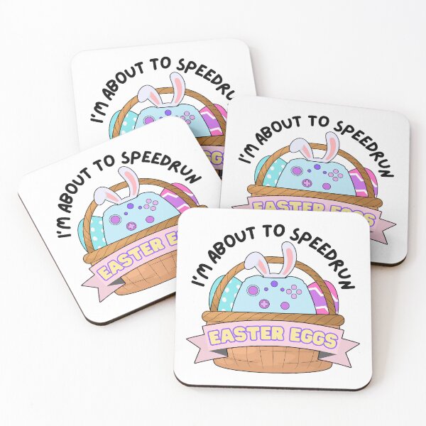 Item preview, I’m About to Speedrun Easter Eggs – Cute Gamer Basket Design designed and sold by PHRASEandSTYLE.