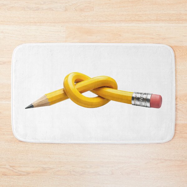 Item preview, Tangled yellow pencil knot designed and sold by PIXEL POP DESIGNS - Beyond the Norm!.