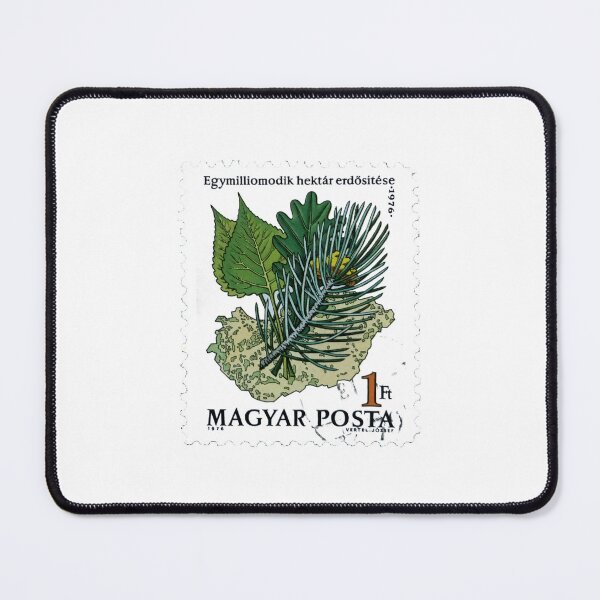 Item preview, Magyar Hungary Fern Leaves Vintage Postage Stamp designed and sold by red-amber65.