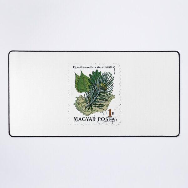Item preview, Magyar Hungary Fern Leaves Vintage Postage Stamp designed and sold by red-amber65.