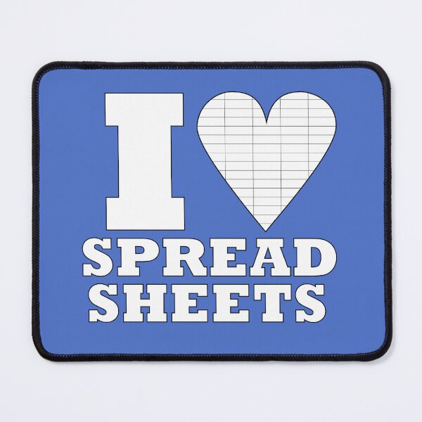 Item preview, I Heart Spreadsheets designed and sold by TheFairyCave.