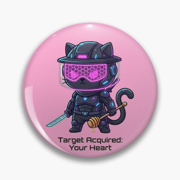 Item preview, Cyberpunk Ninja Cat Beekeeper - Sting of Valor designed and sold by Thaivi Design.