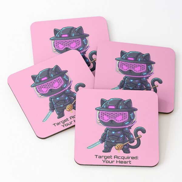 Item preview, Cyberpunk Ninja Cat Beekeeper - Sting of Valor designed and sold by Thaivi Design.