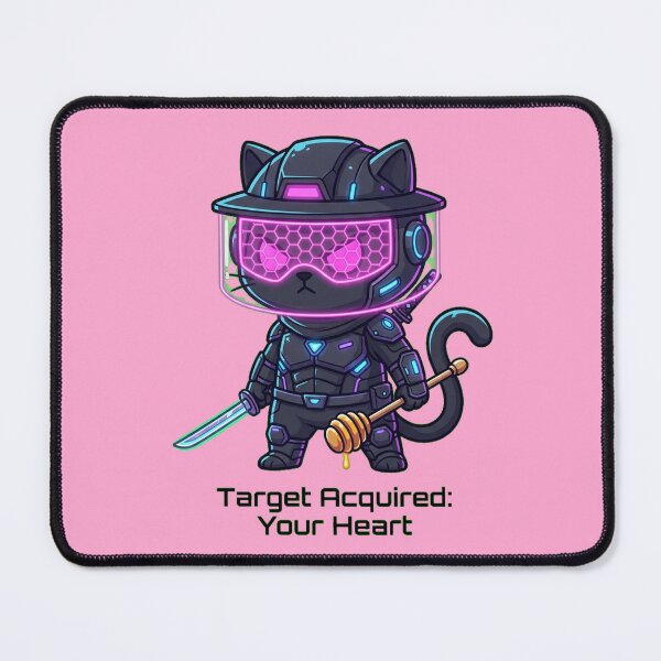 Item preview, Cyberpunk Ninja Cat Beekeeper - Sting of Valor designed and sold by Thaivi Design.