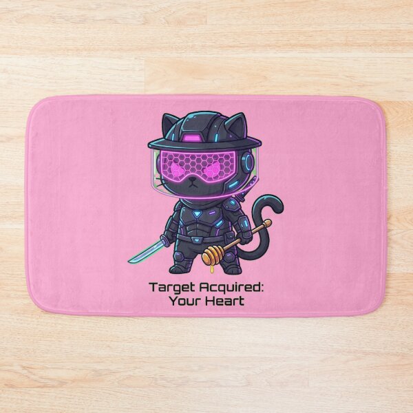 Item preview, Cyberpunk Ninja Cat Beekeeper - Sting of Valor designed and sold by Thaivi Design.