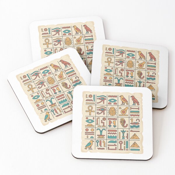 Item preview, Ancient Egyptian Hieroglyphs Patterns & Symbols designed and sold by Fatomfatom.