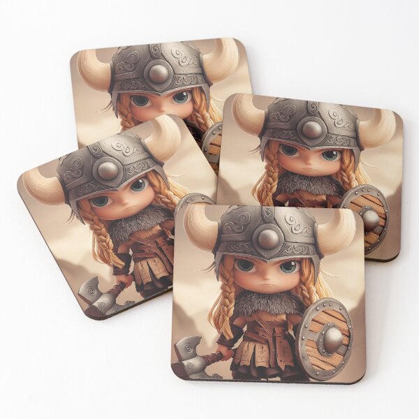 Item preview, Chibi Viking Warrior Girl designed and sold by PetsArt.