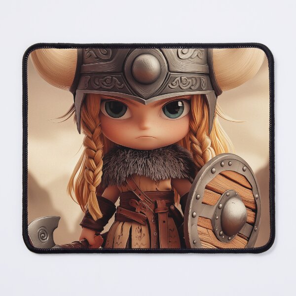 Item preview, Chibi Viking Warrior Girl designed and sold by PetsArt.