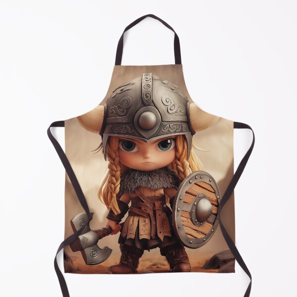 Item preview, Chibi Viking Warrior Girl designed and sold by PetsArt.